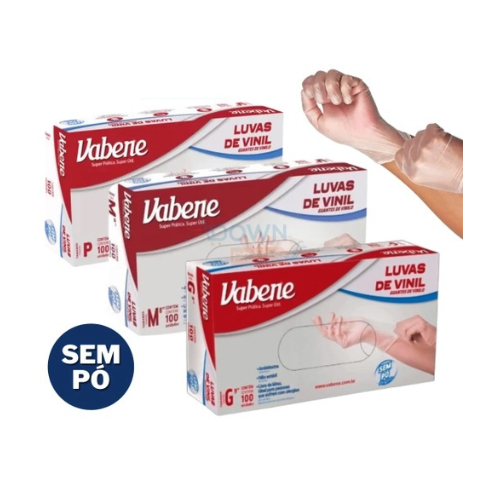 LUVA VINIL VABENE S/PÓ M