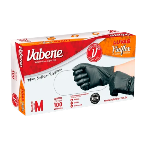 LUVA VINIFLEX VABENE PRETA M