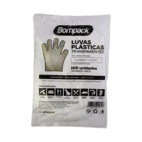 LUVA PLÁSTICA BOMPACK