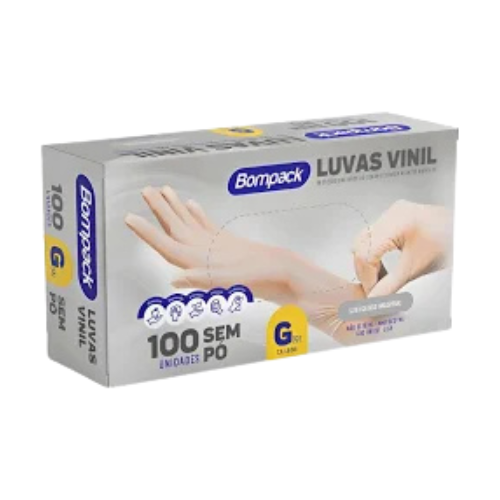 LUVA VINIL BOMPACK S/PÓ G
