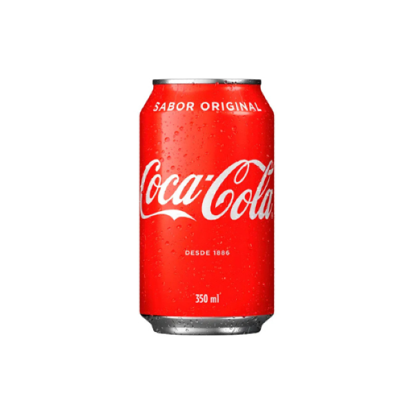 REFRIGERANTE LATA COCA COLA 350ML