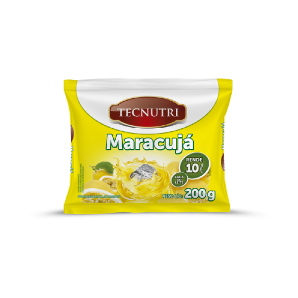 REFRESCO TECNUTRI MARACUJÁ 200GR