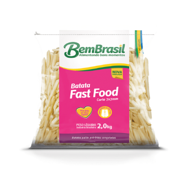 BATATA PALITO BEM BRASIL FAST FOOD 7MM 2KG
