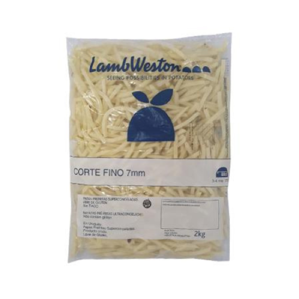BATATA PALITO LAMB WESTON 7MM 2,25KG