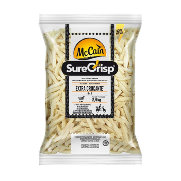 BATATA SURECRISP 9MM MCCAIN 2,5KG