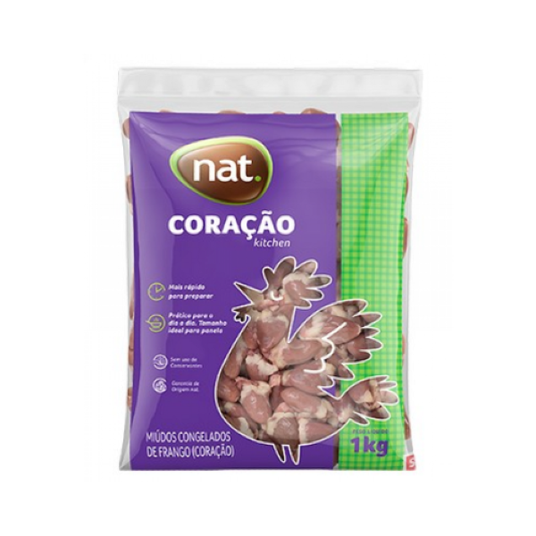 CORAÇÃO DE FRANGO NAT VIBRA 1KG