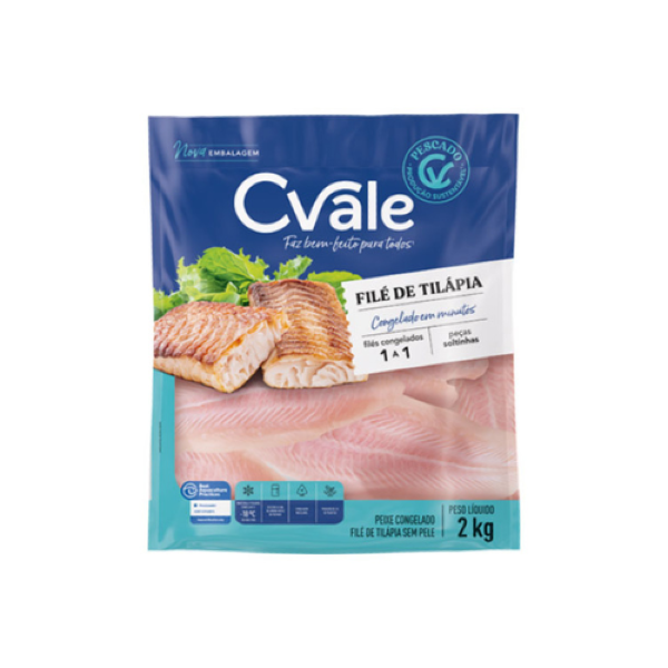 FILÉ DE TILÁPIA C.VALE 2KG