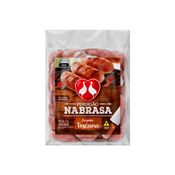 LINGUICA TOSCANA NABRASA PERDIGÃO 1KG