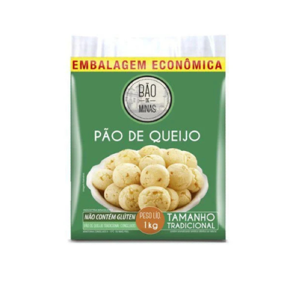 PÃO DE QUEIJO MINEIRO BÃO 1KG
