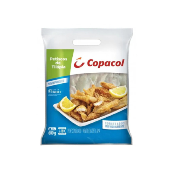PETISCO DE TILÁPIA IQF COPACOL 600GR