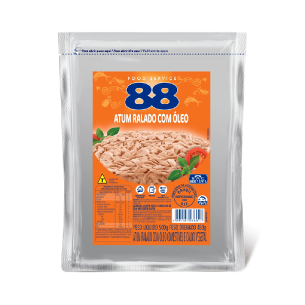 ATUM RALADO EM ÓLEO 88 500GR