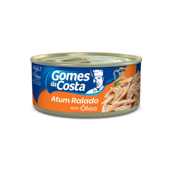ATUM RALADO EM OLEO GOMES DA COSTA 130G