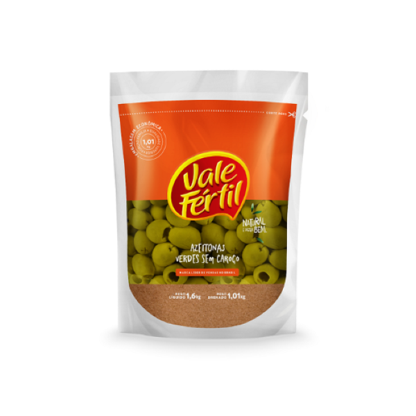 AZEITONA VERDE S/C SACHE VALE FÉRTIL 1,01KG