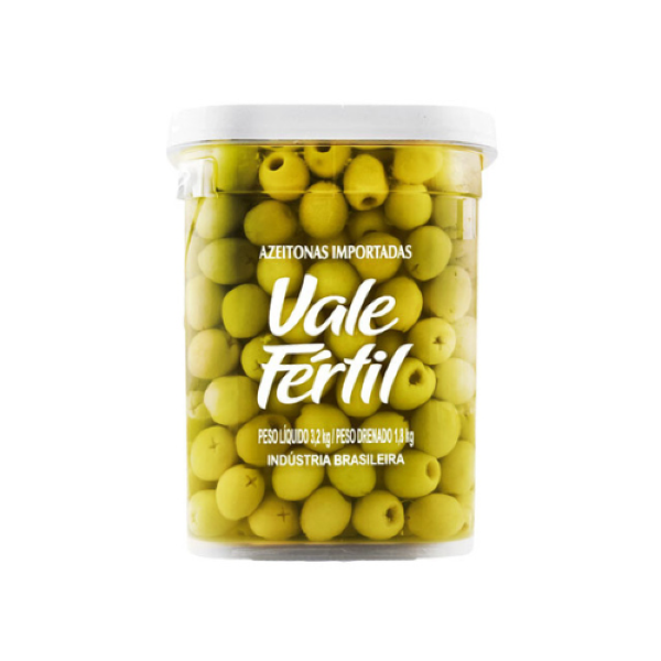 AZEITONA VERDE S/C VALE FÉRTIL 1,8KG
