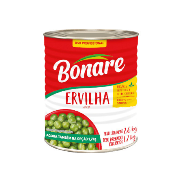 ERVILHA LATA BONARE 1,7KG