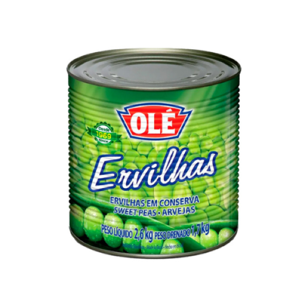 ERVILHA LATA OLÉ 1,7KG
