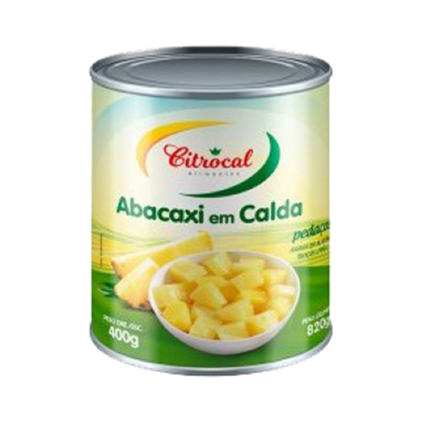 ABACAXI PEDACOS CITROCAL 400GR
