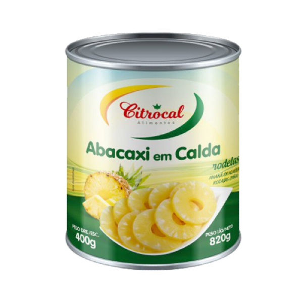 ABACAXI RODELAS CITROCAL 400GR