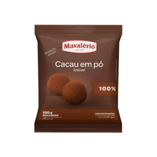 CACAU EM PÓ 100% MAVALÉRIO 500GR