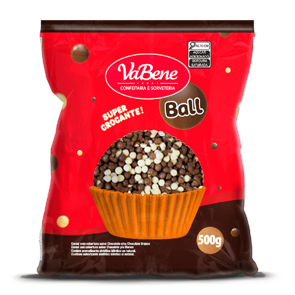 CEREAL MINI  CHOCOLATE AO LEITE E BRANCO VABENE 500GR