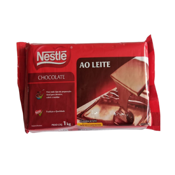 CHOCOLATE BARRA AO LEITE NESTLÉ 1KG