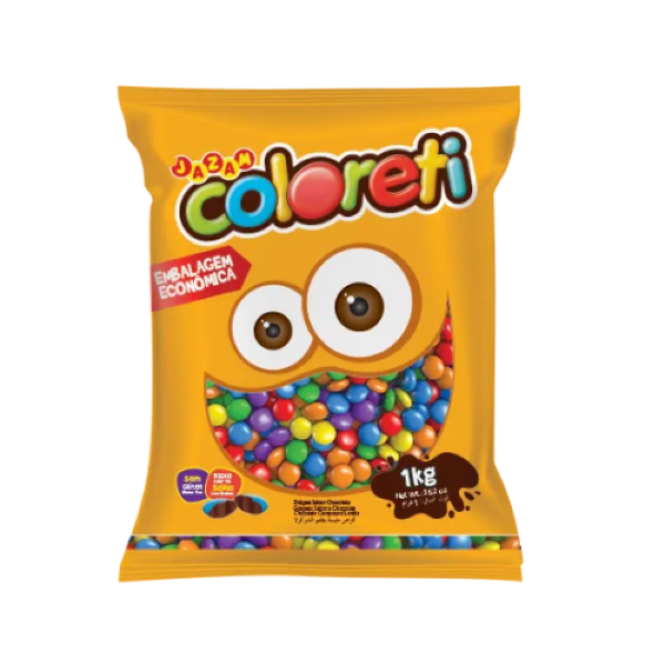 CHOCOLATE COLORETI MINI JAZAM 1KG