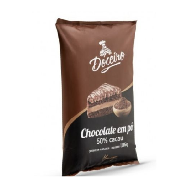 CHOCOLATE EM PÓ 50% CACAU DOCEIRO 1,005KG