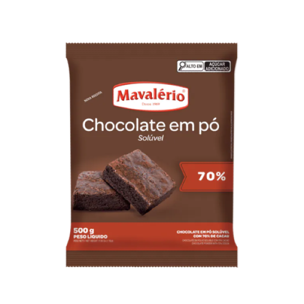 CHOCOLATE EM PÓ 70% CACAU MAVALÉRIO 500GR