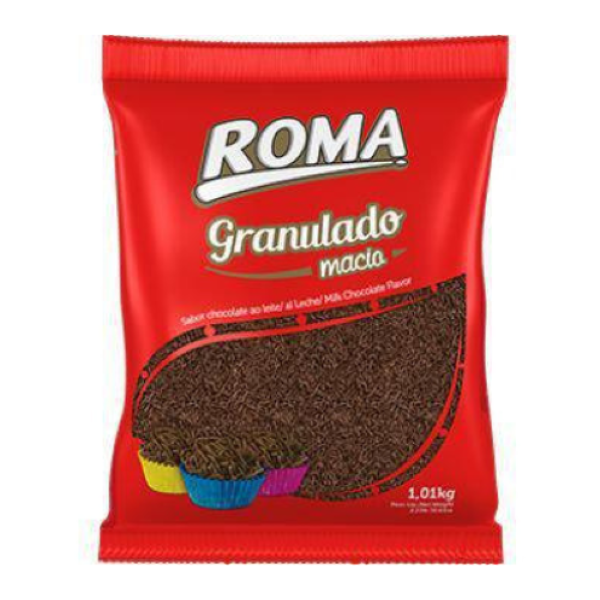 CHOCOLATE GRANULADO AO LEITE ROMA 1,010KG