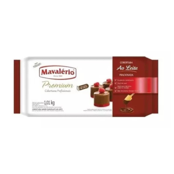 COBERTURA BARRA SABOR AO LEITE PREMIUM MAVALÉRIO 1KG