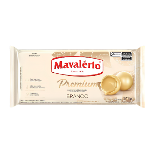 COBERTURA BARRA SABOR BRANCO PREMIUM MAVALÉRIO 1KG