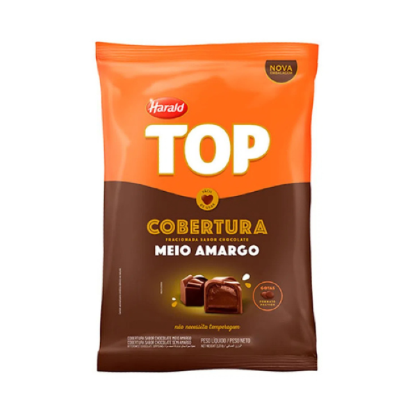 COBERTURA GOTAS SABOR MEIO AMARGO CONFEITEIRO 1,01KG