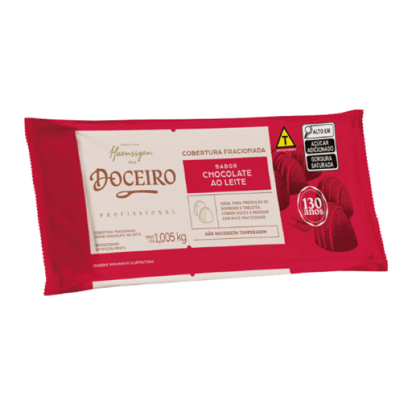COBERTURA RALADA CHOCOLATE AO LEITE DOCEIRO 1,005KG