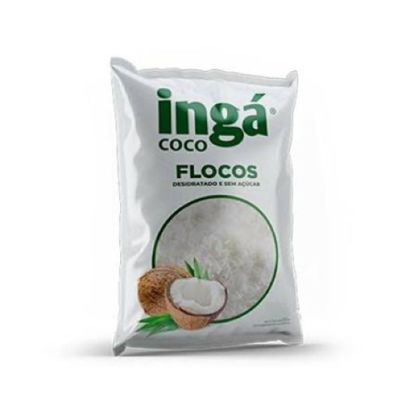 COCO FLOCOS S/AÇÚCAR INGÁ 500GR
