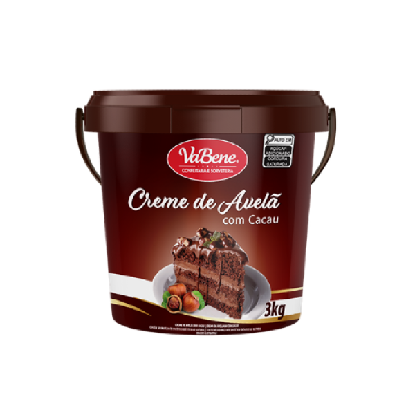 CREME DE AVELÃ C/ CACAU VABENE 3KG