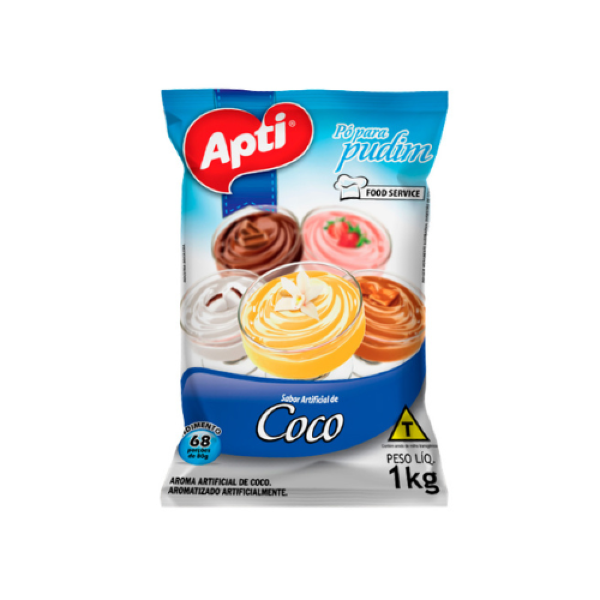 MISTURA P/PUDIM COCO APTI 1KG