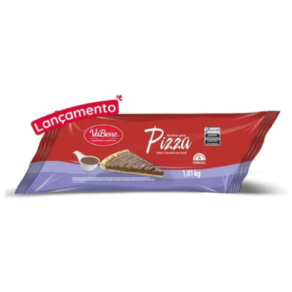 RECHEIO FORNEÁVEL CHOCOLATE C/AVELÃ VABENE 1,010KG