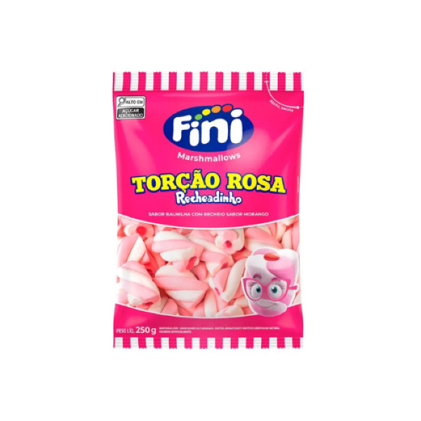 MARSHMALLOW FINI ROSA/BRANCO 250GR