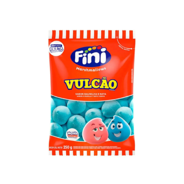 MARSHMALLOW VULCÃO AZUL FINI 250GR