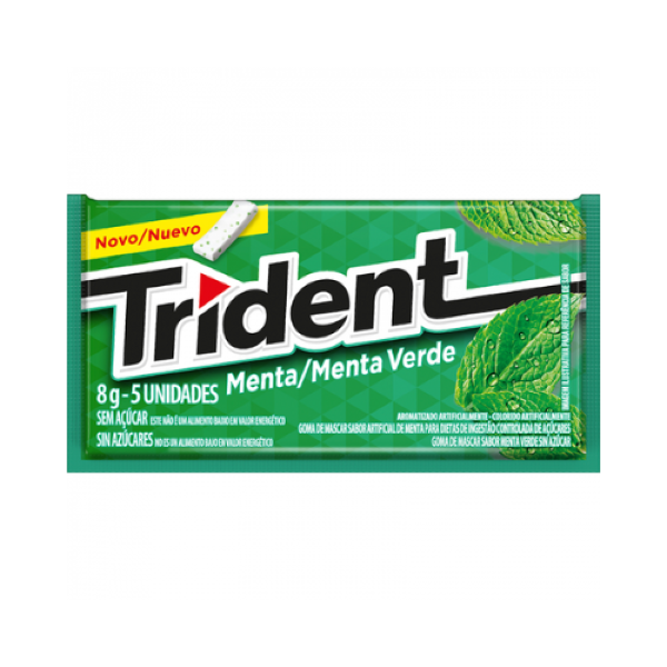TRIDENT MENTA VERDE CX/UND