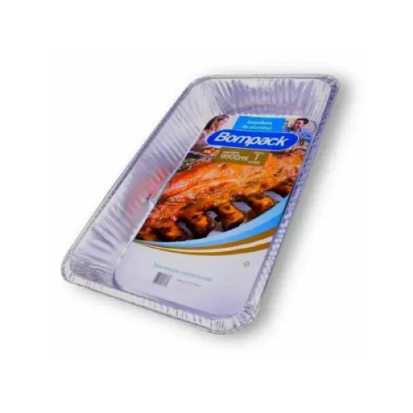 ASSADEIRA ALUMINIO BOMPACK 9,6LT