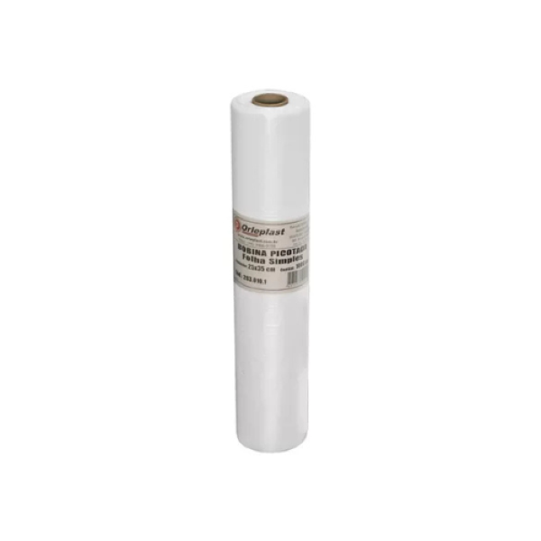 BOBINA FOLHA PICOTADA 25X35CM ORLEPLAST