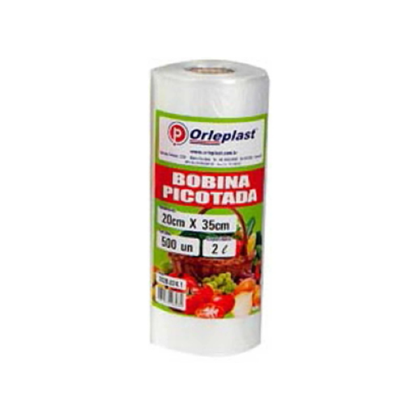 BOBINA PICOTADA ORLEPLAST 2L C/500