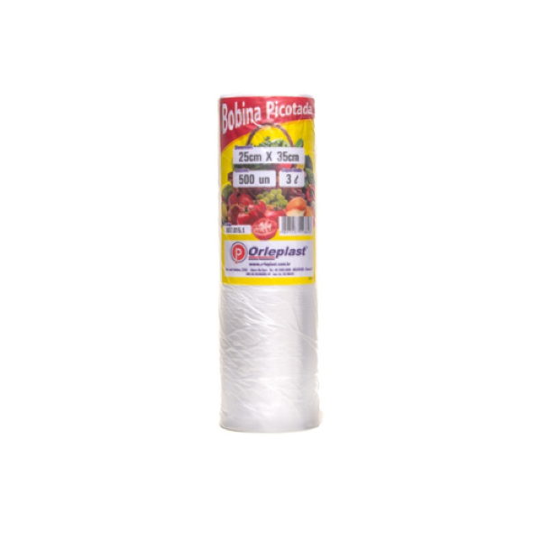 BOBINA PICOTADA ORLEPLAST 3L C/500