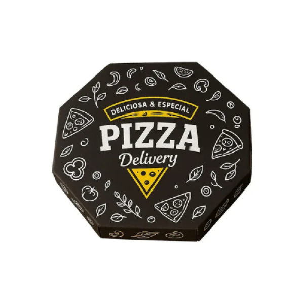 CAIXA P/PIZZA PRETA N25 C/25