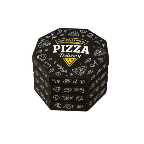 CAIXA P/PIZZA PRETA N40 C/25