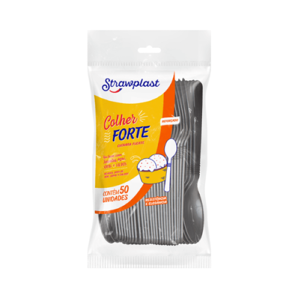 COLHER FORTE PRATA CROPAC C/50