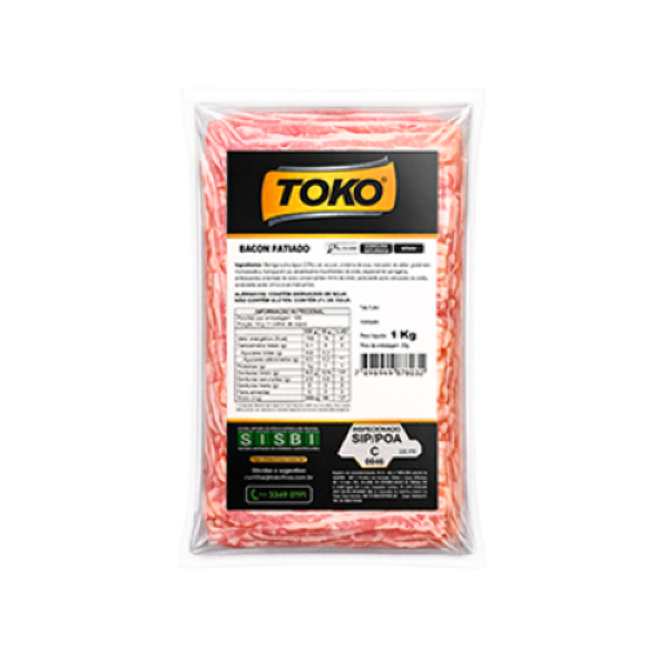 BACON FATIADO BARRIGA TOKO 1KG