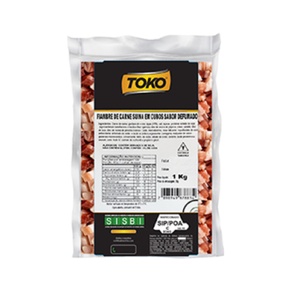 FIAMBRE CARNE SUINA EM CUBOS TOKO 1KG