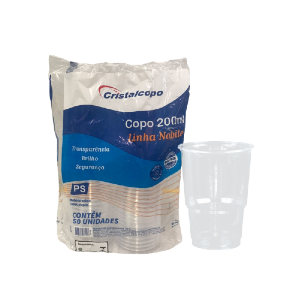 COPOS CRISTALCOPO NOBILE 200ML C/50